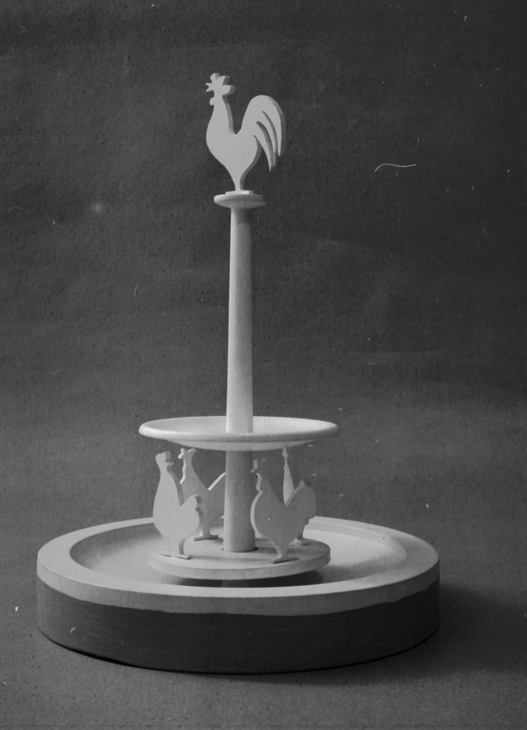 Modell des Hennenbrunnens von 1960